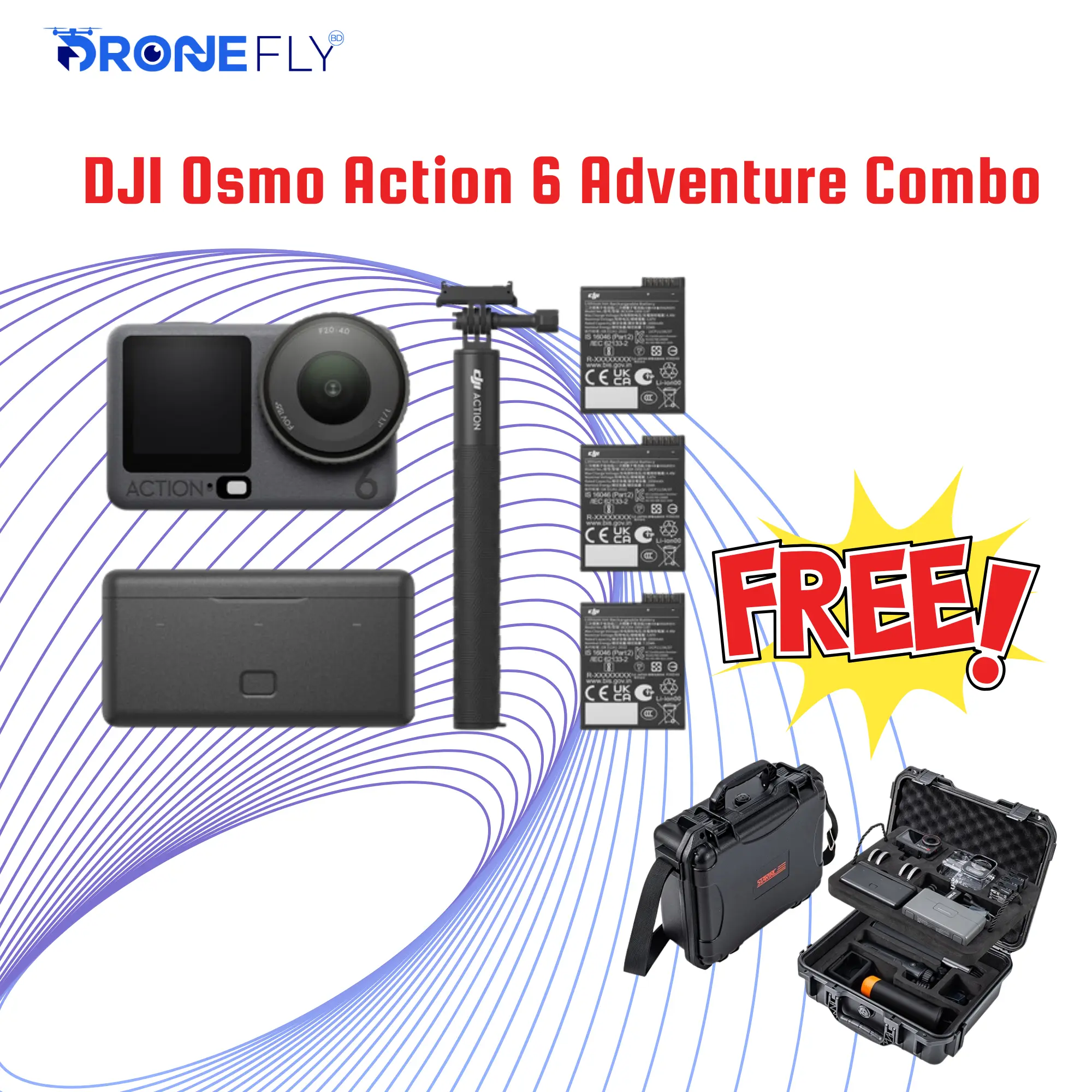 DJI Osmo Action 6 Adventure Combo